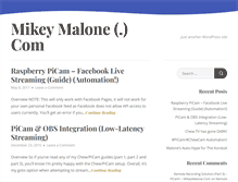 Tablet Screenshot of mikeymalone.com
